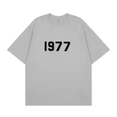 Essential 1977 Tee T-Shirt Black Gray White Beige