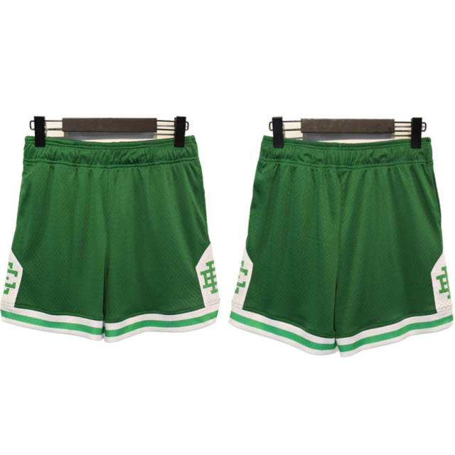 Eric Emanuel Mesh Shorts (Black/Navy Blue/Green)