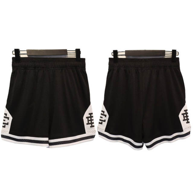 Eric Emanuel Mesh Shorts (Black/Navy Blue/Green)