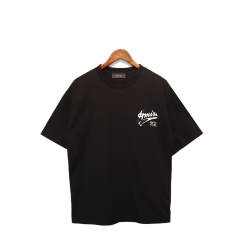 Faded Letters T-Shirts Black Blue White