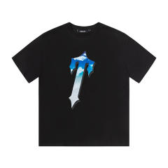 Trapstar Blue Sky T Logo T-Shirt Black White