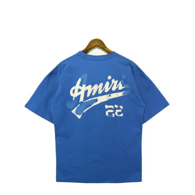 Faded Letters T-Shirts Black Blue White