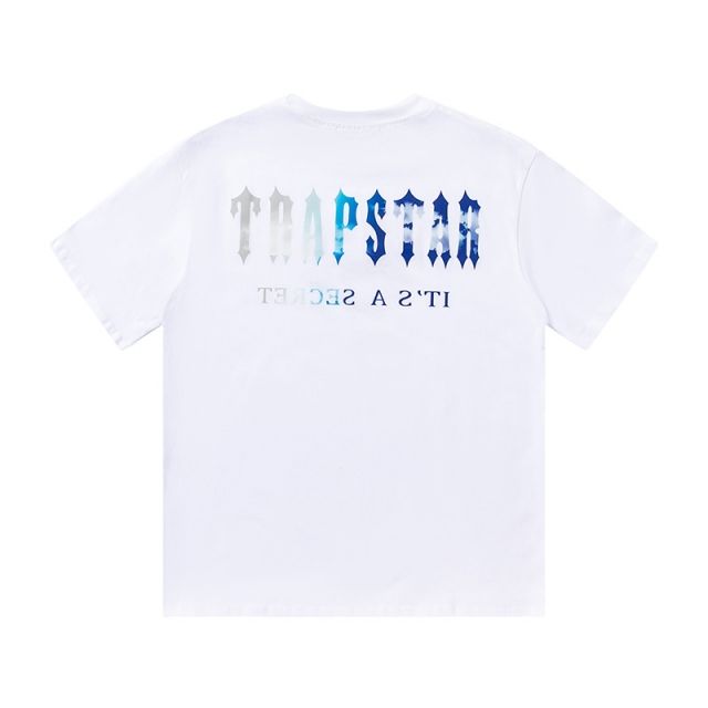 Trapstar Blue Sky T Logo T-Shirt Black White