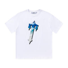 Trapstar Blue Sky T Logo T-Shirt Black White