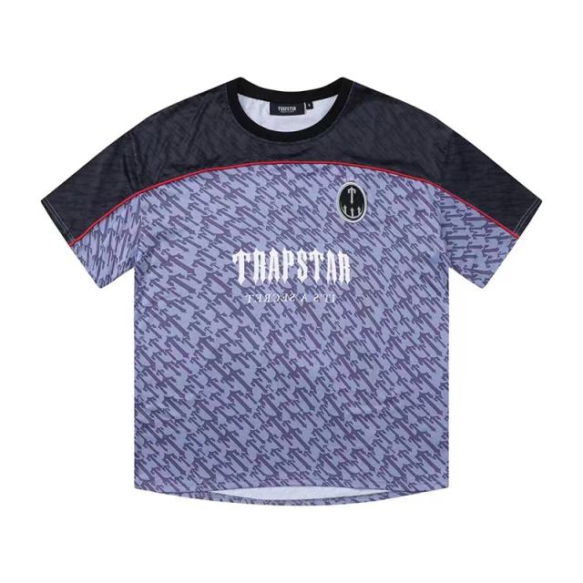 Trapstar 22 Football Jersey (Black Red Gray)