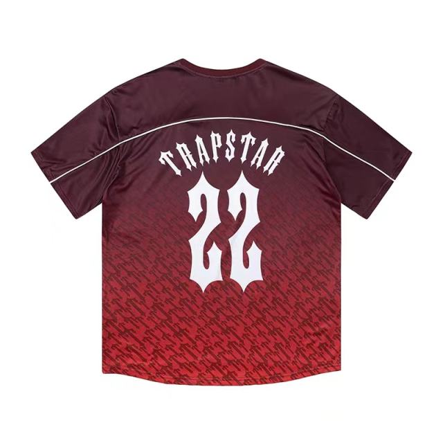 Trapstar 22 Football Jersey (Black Red Gray)