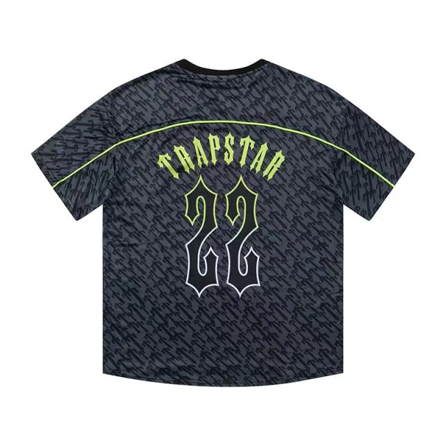 Trapstar 22 Football Jersey (Black Red Gray)