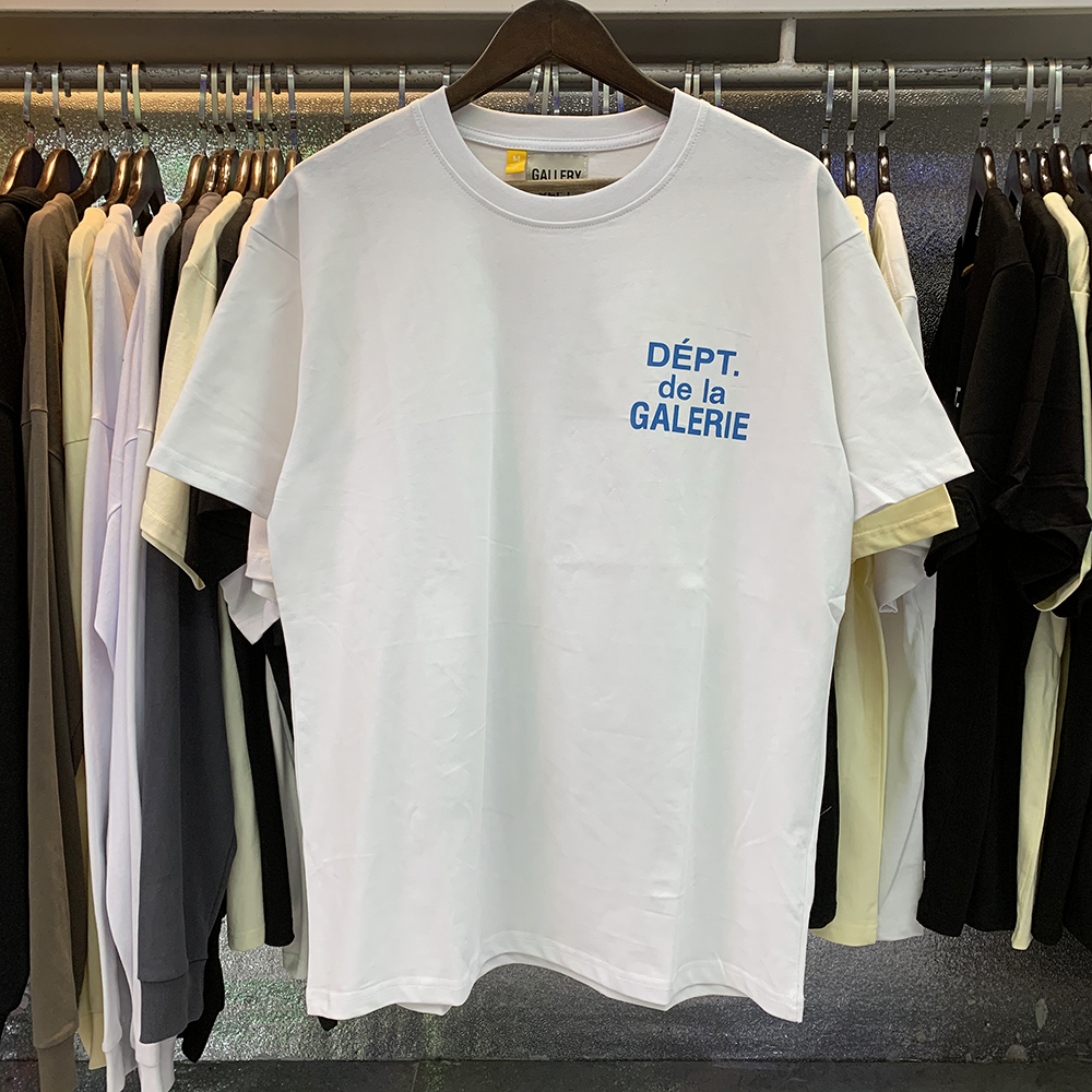 GALLERY DEPT de la GALERIE Blue Fonts Clean Fits TShirt