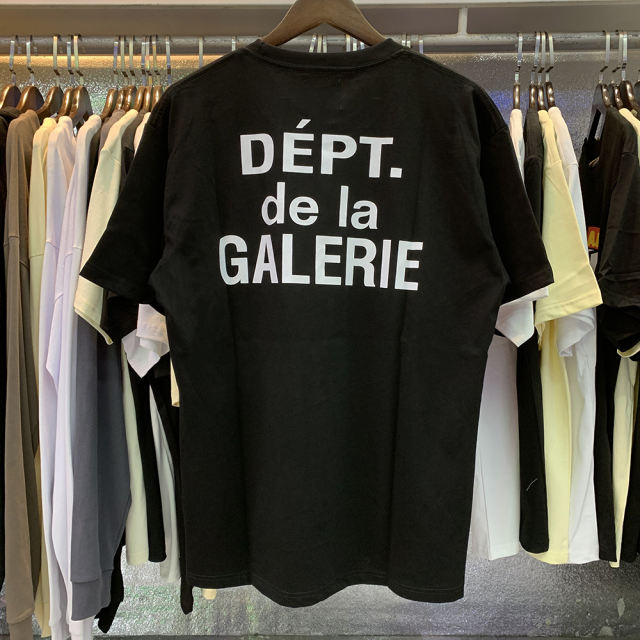 1:1 Quality GALLERY DEPT de la GALERIE Blue Fonts Clean Fits T-Shirt