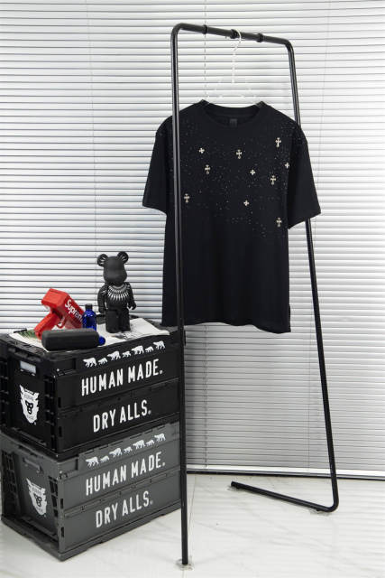Chr0me Heart All Over Small Metal Cross T-Shirt