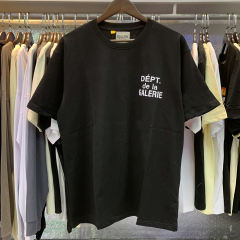1:1 Quality GALLERY DEPT de la GALERIE Blue Fonts Clean Fits T-Shirt