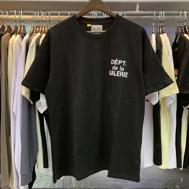 1:1 Quality GALLERY DEPT de la GALERIE Blue Fonts Clean Fits T-Shirt