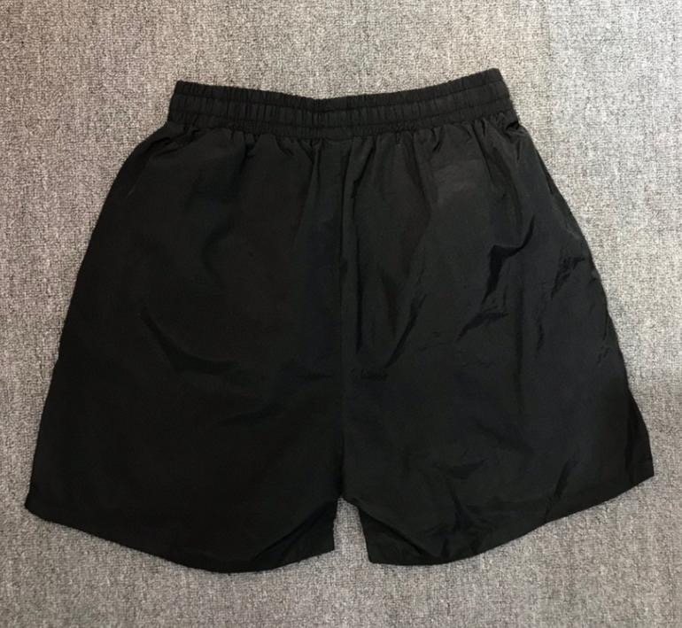 Hellstar nylon shorts black yellow