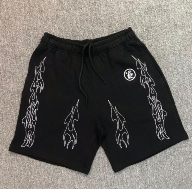 Hellstar cotton shorts black