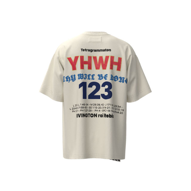 RRR123 x MRKT Pop Up Cross T-Shirt Black Beige