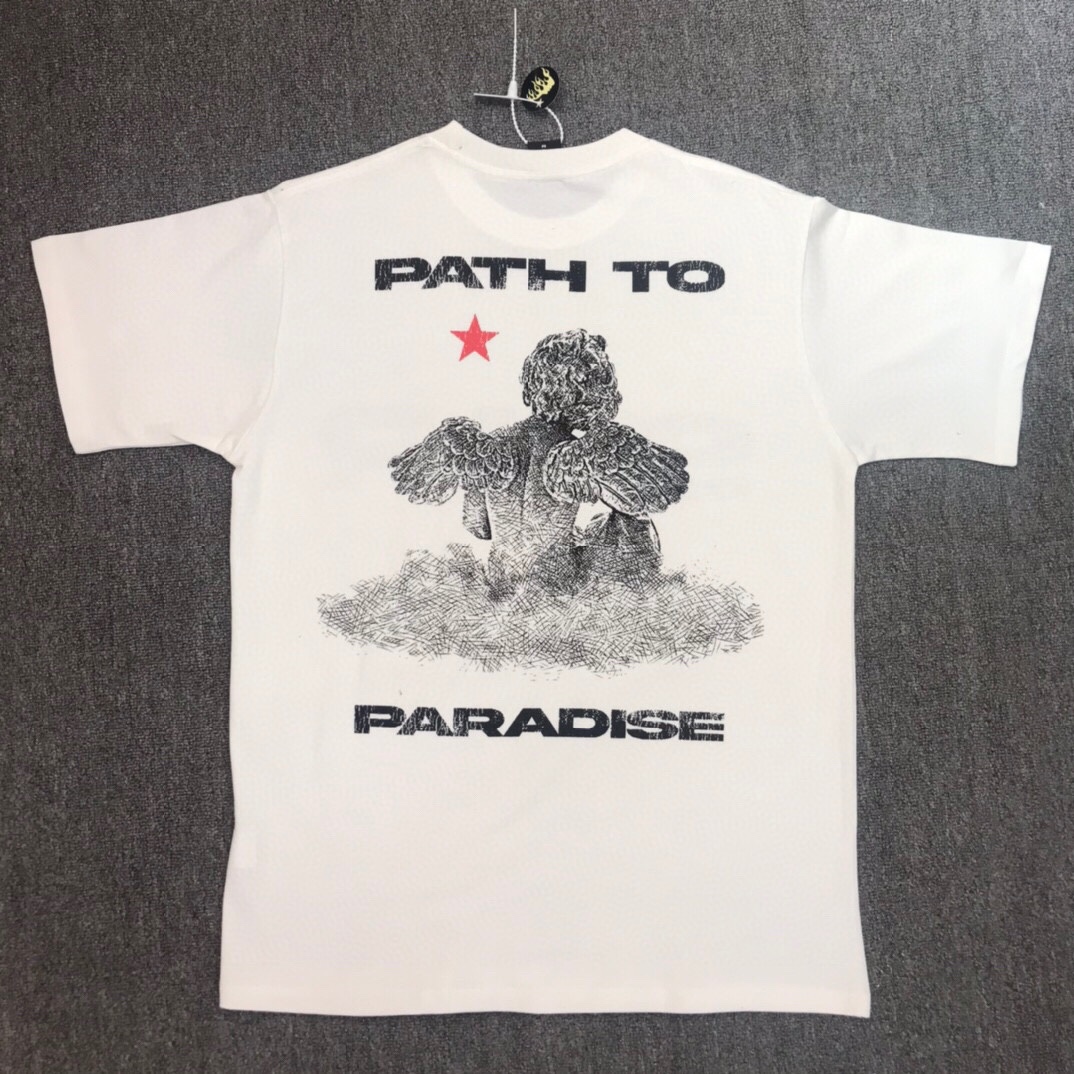 thumbnail interactive-video image 1 of Hell Studios Path 2 Online Star T-Shirt – Men's Oversized Radio Print Tee 1 of 6
