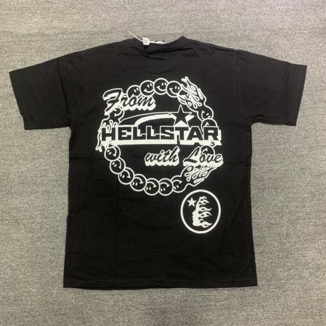 Hellstar Studios Globe Smile Earth T-Shirt Tee Black White