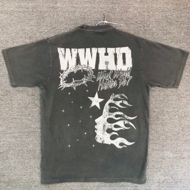 Hellstar Studios Jesus Path To Paradise Distressed T-Shirt