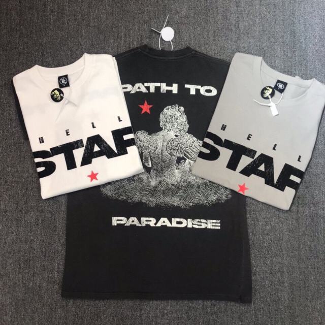 Hellstar Studios Path to Paradise Tee T-Shirt Black Gray White