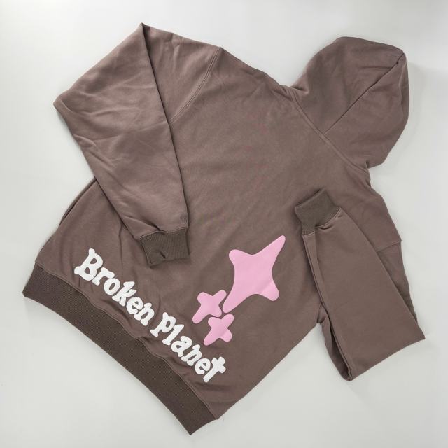 Broken Planet Stuck in a mirage puff hoodie