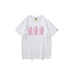 Bape A Bathing Ape Sakura T-Shirt Black Pink White