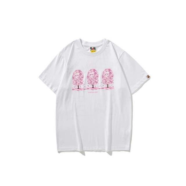 Bape A Bathing Ape Sakura T-Shirt Black Pink White