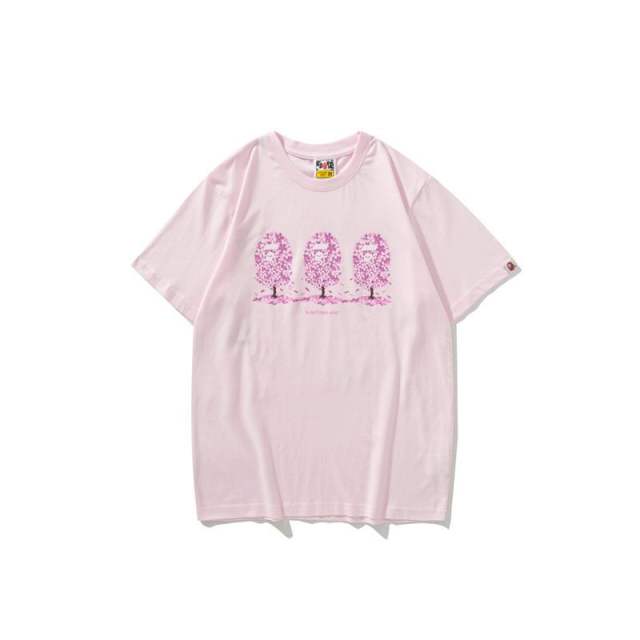 Bape A Bathing Ape Sakura T-Shirt Black Pink White
