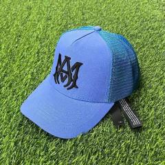 Blue Embroidery Logo Hat Cap