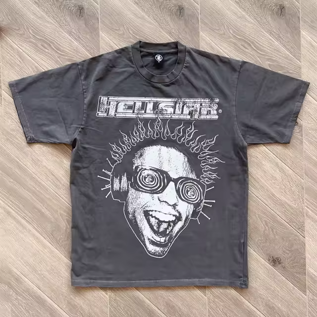 Hellstar Studios Globe Washed Design Tee