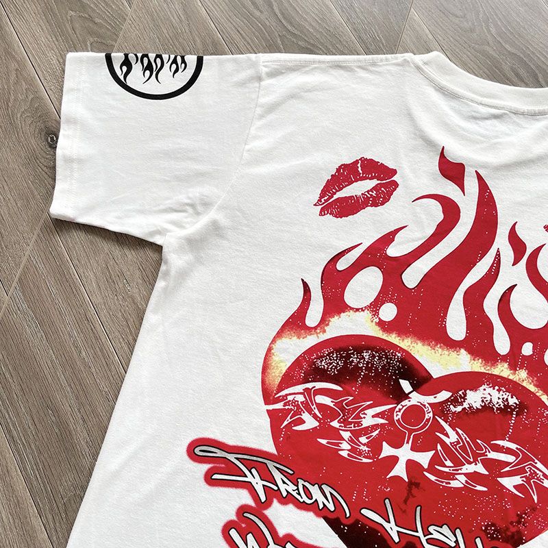 Hellstar studios Lovers Only T-Shirt White Tee