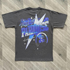 Hellstar Studios Football Helmet Skeleton Tee T-Shirt