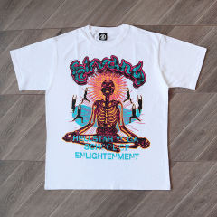 Hellstar Studios Nirvana Skeleton Tee T-Shirt White Black