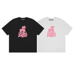 Palm Angels Pink Letters Tee