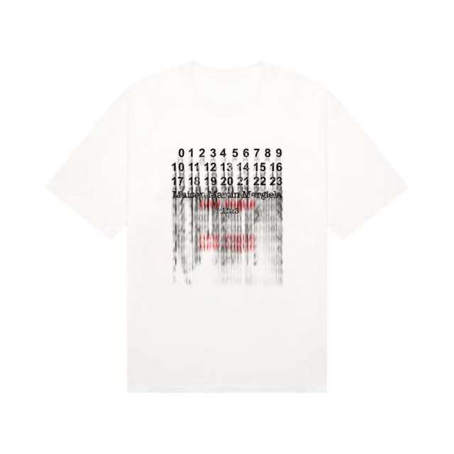 New Vogue x Maison Margiela MM6 T-Shirt Black White