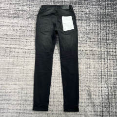 1:1 Quality PURPLE BRΑND Black Denim Jeans 23SS Pants Men P002 Slim