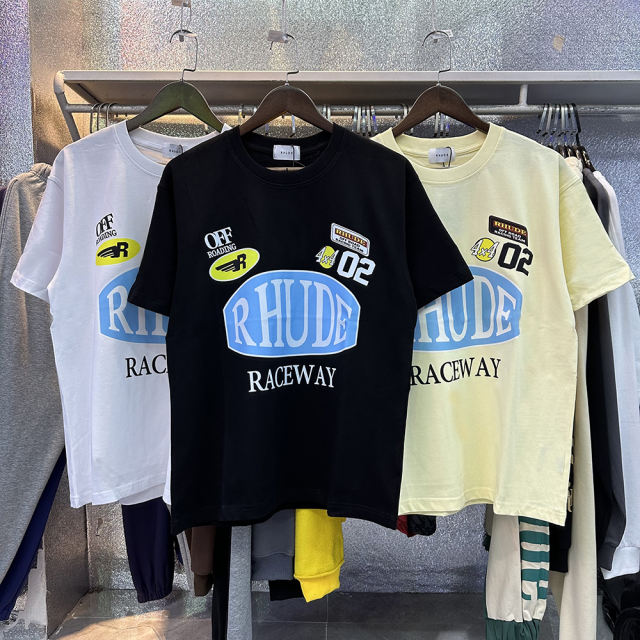 Rhude BLue Logo Tee 3 Colors