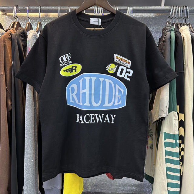 Rhude BLue Logo Tee 3 Colors