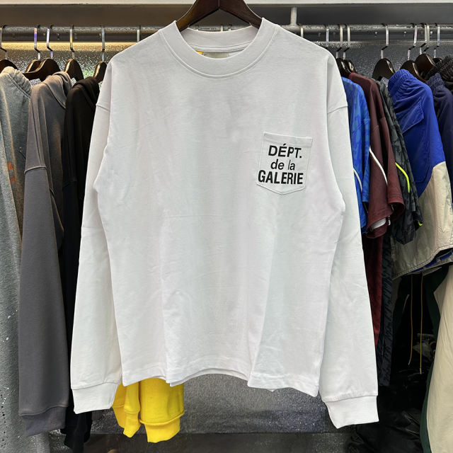 Gallery Dept Pocket Letters Long Sleeve Tee