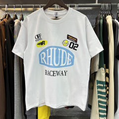Rhude BLue Logo Tee 3 Colors
