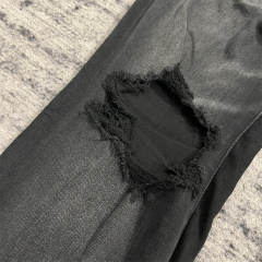 1:1 Quality PURPLE BRΑND Black Denim Jeans 23SS Pants Men P002 Slim