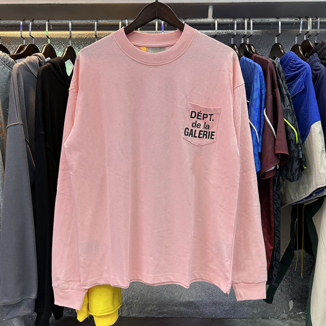 Gallery Dept Pocket Letters Long Sleeve Tee