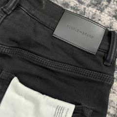 1:1 Quality PURPLE BRΑND Black P Print Denim Jeans 23SS Pants Men P002 Slim