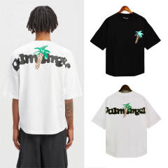 Palm Angels Handwriting Fonts T-Shirt Black White