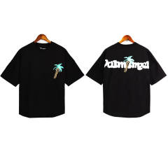 Palm Angels Handwriting Fonts T-Shirt Black White