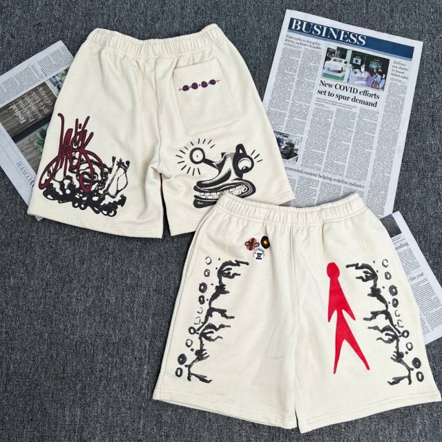 travis scott khaki shorts