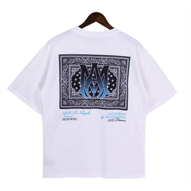 23SS Bandana T-Shirt White Black