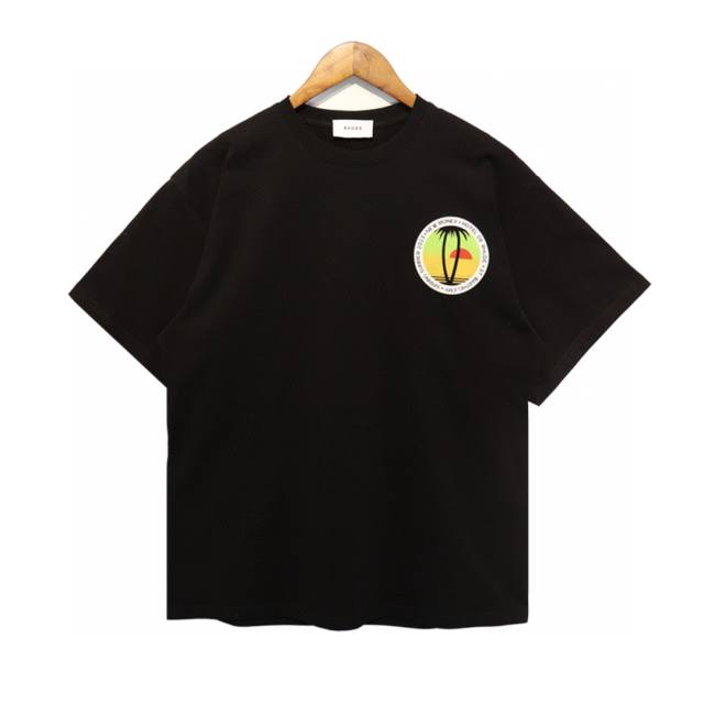 Rhude Sunset Tee Black