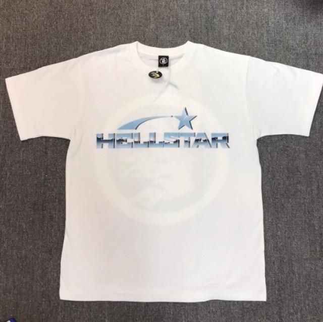 Hellstar Studios metal stainless steel tee black white t-shirt