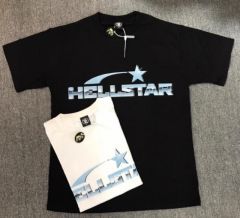 Hellstar Studios metal stainless steel tee black white t-shirt