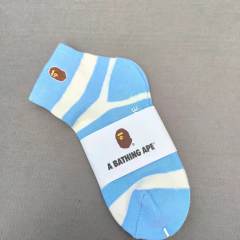 Bape A Bathing Ape Socks Black White Red Blue Green